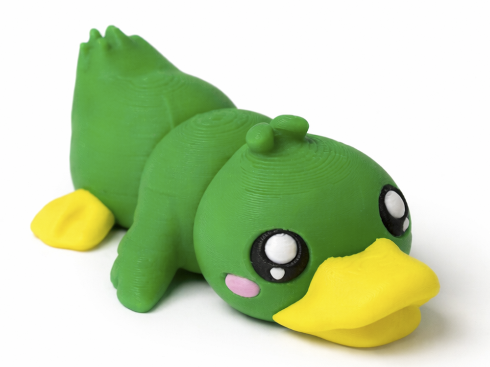 Pohyblivá 3D kachna – originální flexi figurka